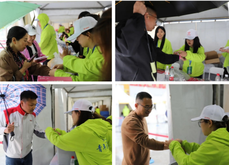 “热血青春助跑未来”——保定理工学院艺术学院志愿者为长城汽车智慧工厂半马蓄势添彩